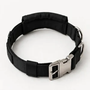 Tactical dog collar with control handle — custom wholesale by TailyGlow